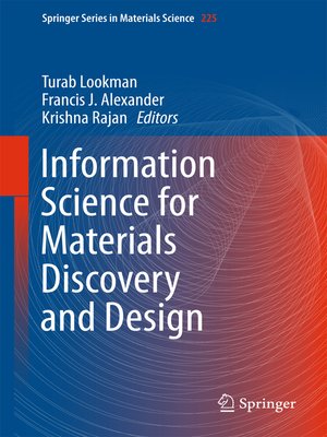 cover image of Information Science for Materials Discovery and Design